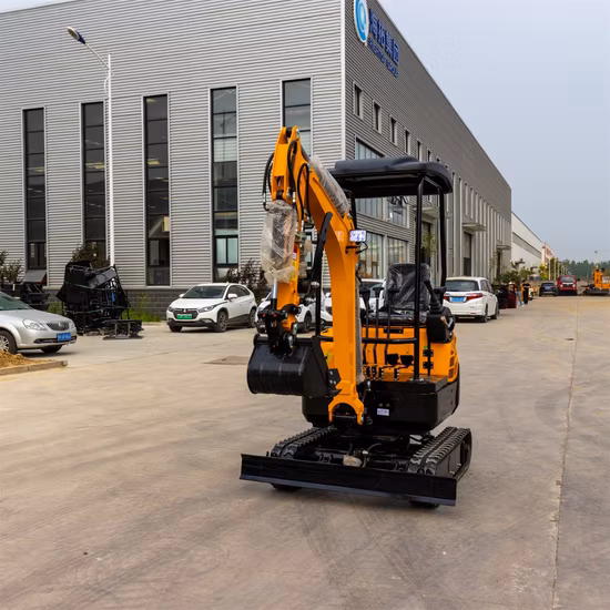 Ht18 Rubber Track Mini Excavator Small Digger Mini Bagger with 1800kg EPA Euro 5 for Sale