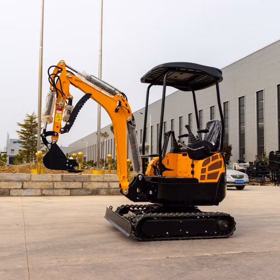 Ht18 Rubber Track Mini Excavator Small Digger Mini Bagger with 1800kg EPA Euro 5 for Sale