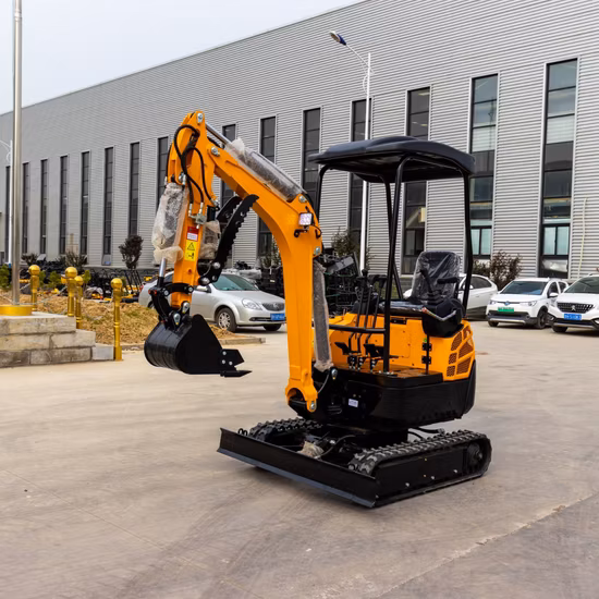 Ht18 Rubber Track Mini Excavator Small Digger Mini Bagger with 1800kg EPA Euro 5 for Sale