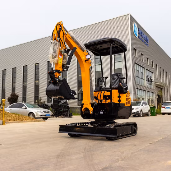 Ht18 Rubber Track Mini Excavator Small Digger Mini Bagger with 1800kg EPA Euro 5 for Sale