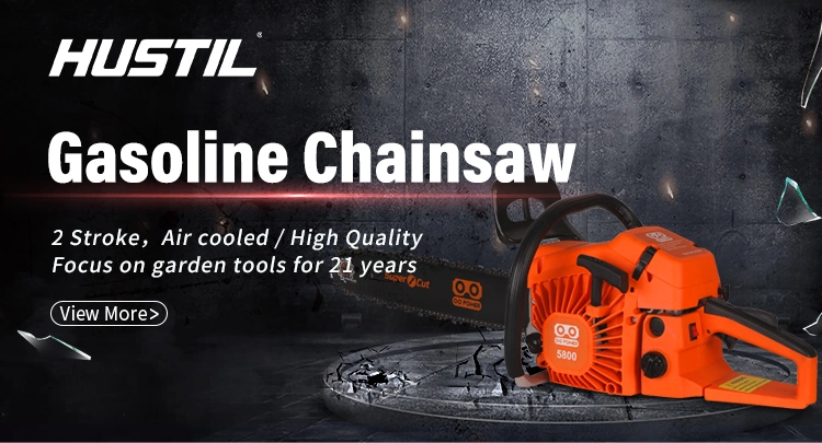 58cc Gasoline Chain Saw Petrol Chainsaw with CE GS Certification